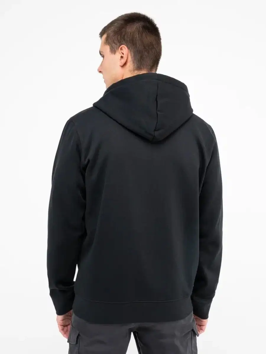 Худи / Толстовка на молнии "Redstone" (Black) Vintage Industries