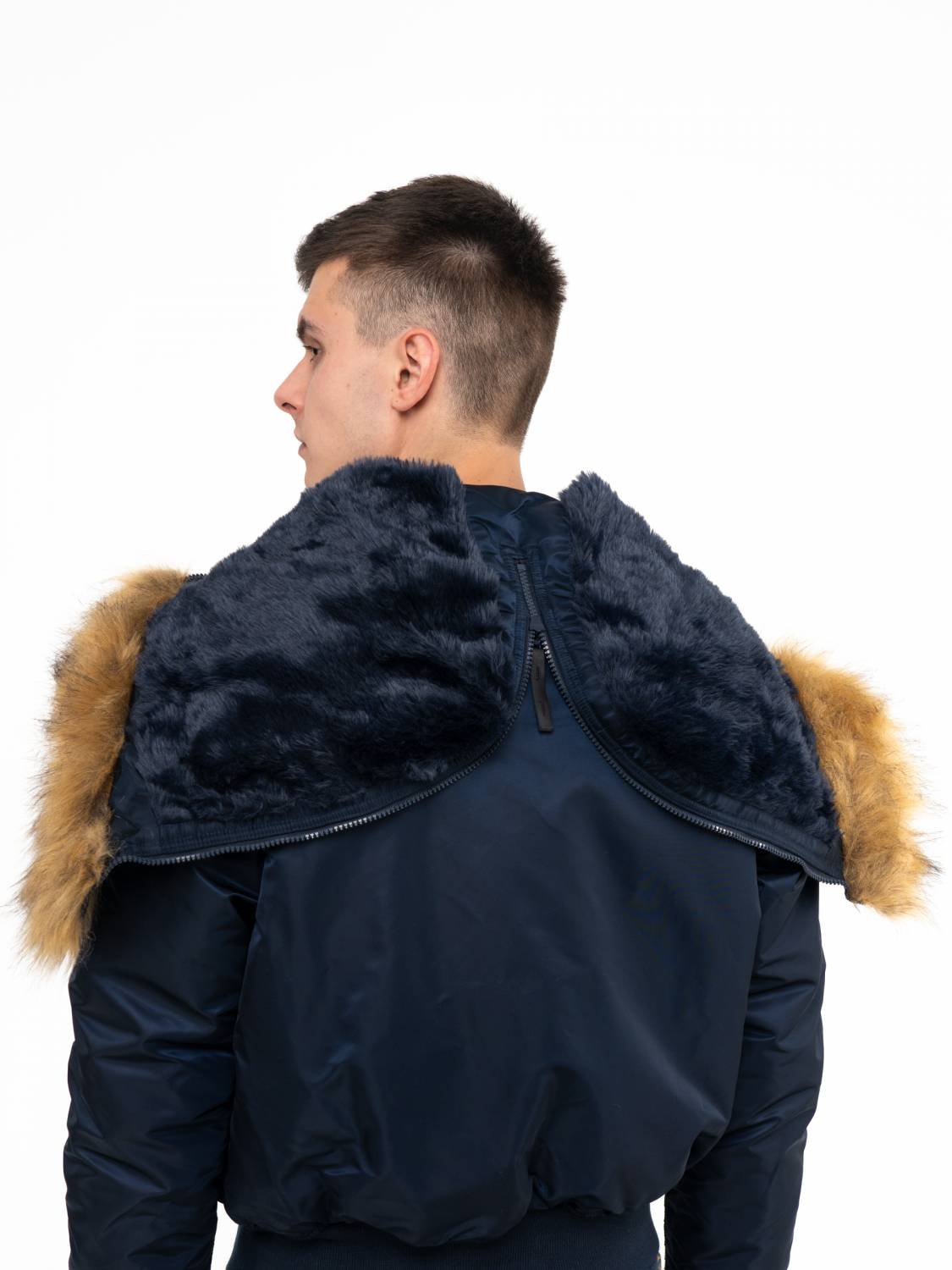 Куртка / Парка теплая мужская "N-2B" (Replica Blue) Alpha Industries