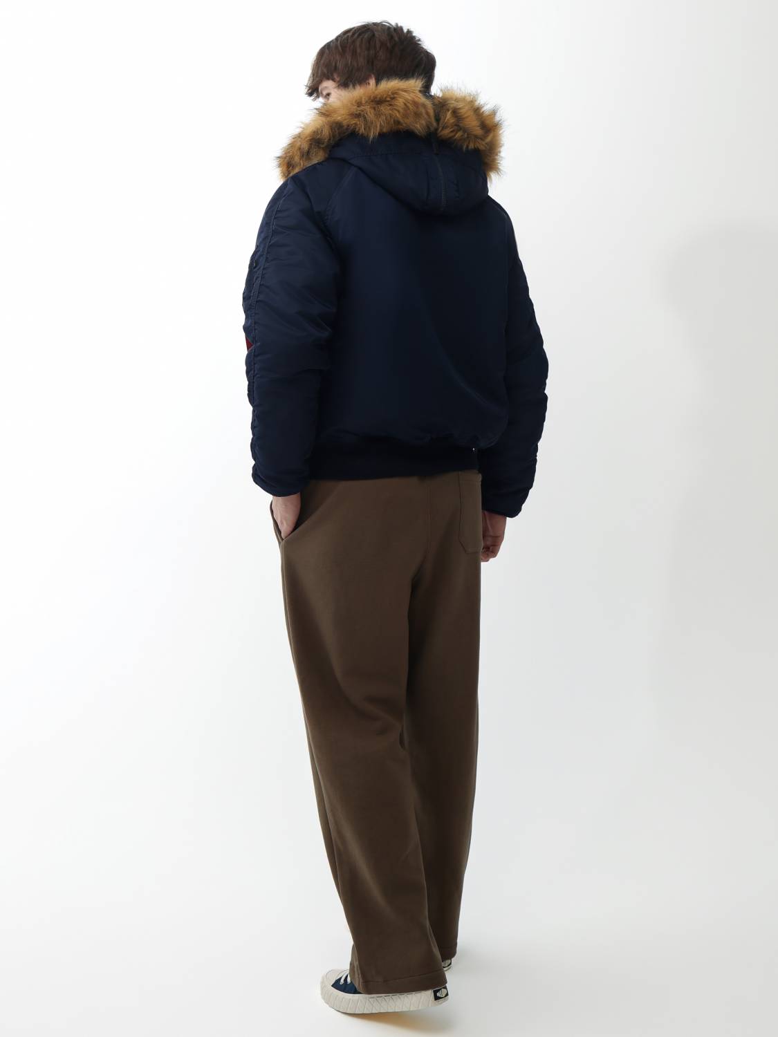 Куртка / Парка теплая мужская "N-2B" (Replica Blue) Alpha Industries
