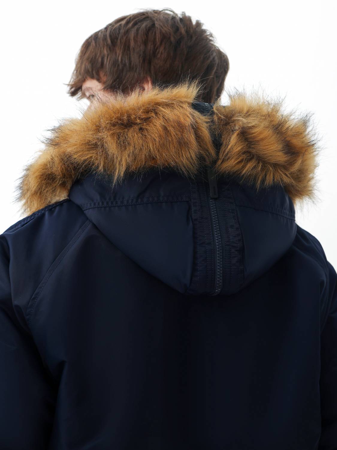 Куртка / Парка теплая мужская "N-2B" (Replica Blue) Alpha Industries