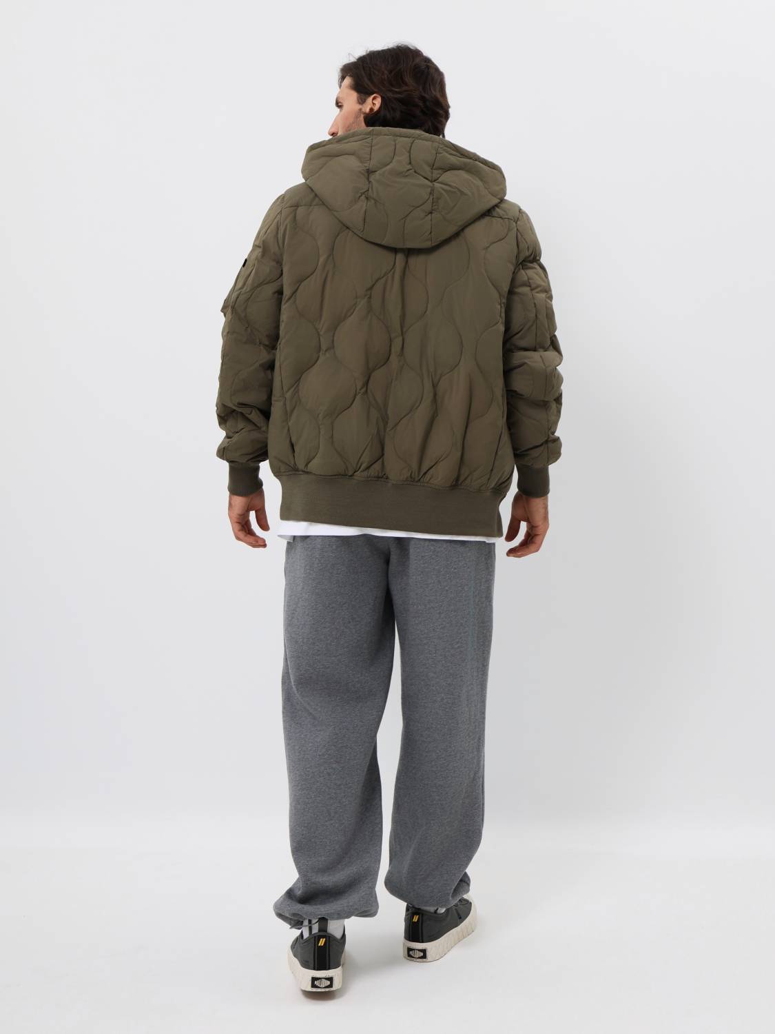 Пуховик / Куртка утепленная мужская "Lightweight Down" (OG-107 Green) Alpha Industries