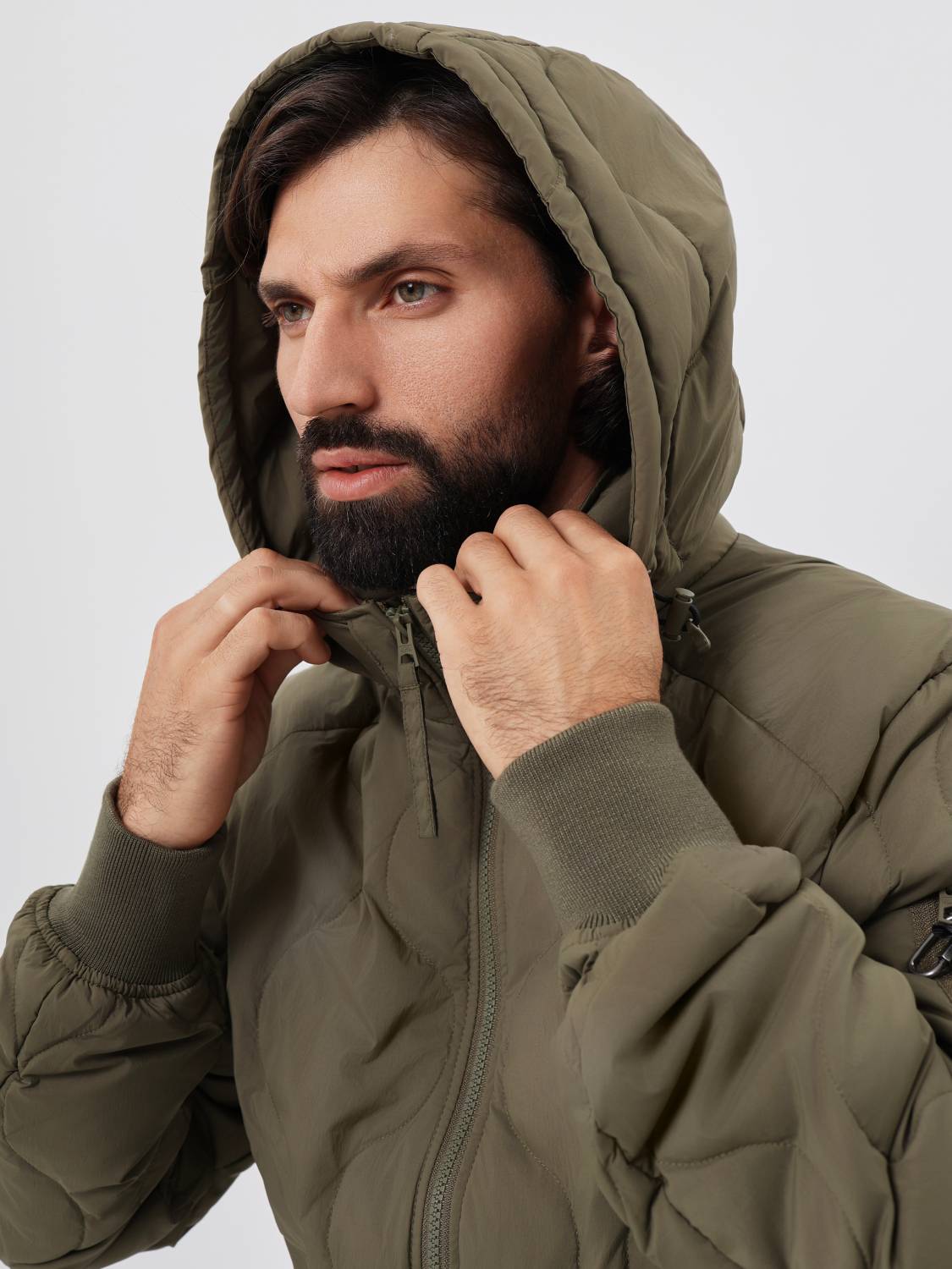 Пуховик / Куртка утепленная мужская "Lightweight Down" (OG-107 Green) Alpha Industries