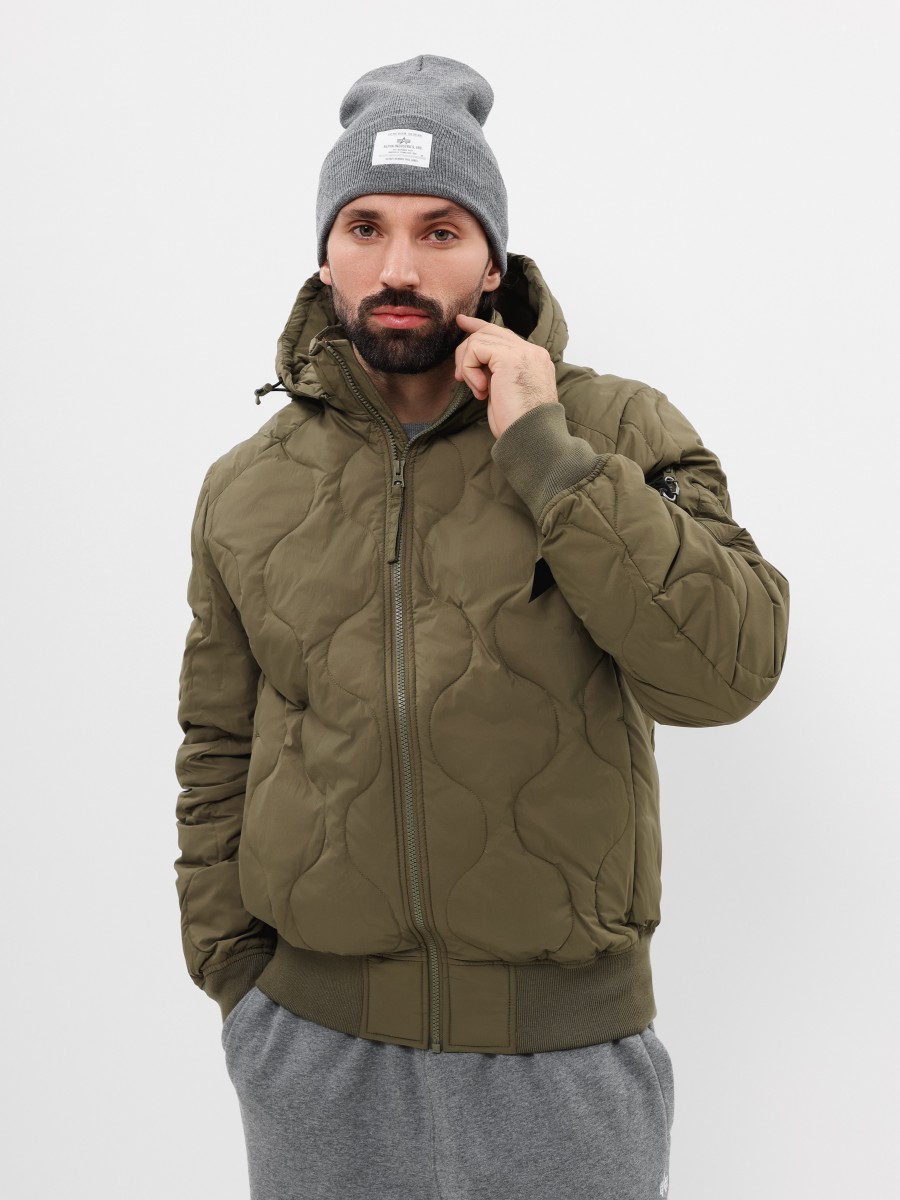 Пуховик / Куртка утепленная мужская "Lightweight Down" (OG-107 Green) Alpha Industries