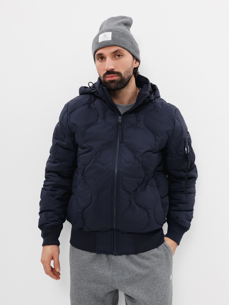 Пуховик / Куртка утепленная мужская "Lightweight Down" (Replica Blue) Alpha Industries