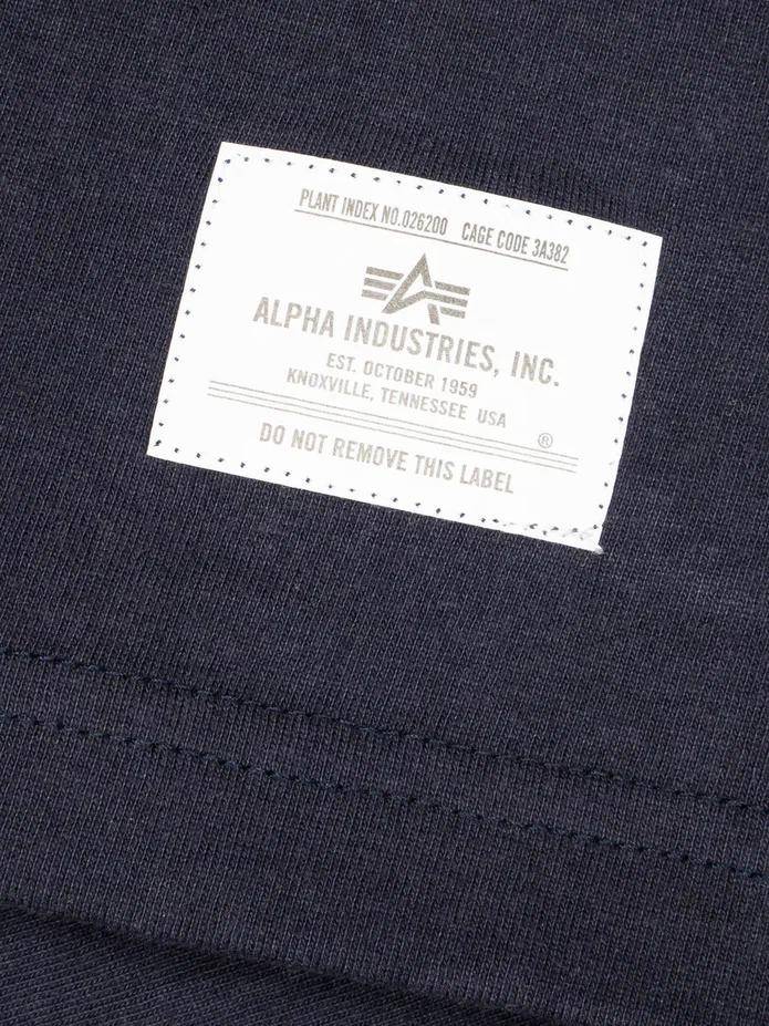 Футболка "Essential Tee" (Replica Blue) Alpha Industries