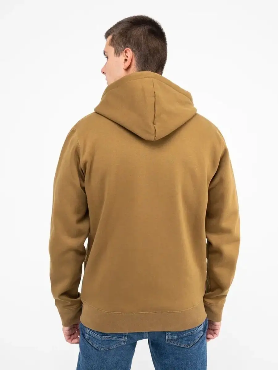 Худи / Толстовка на молнии "Mid Grey" (Taupe) Vintage Industries