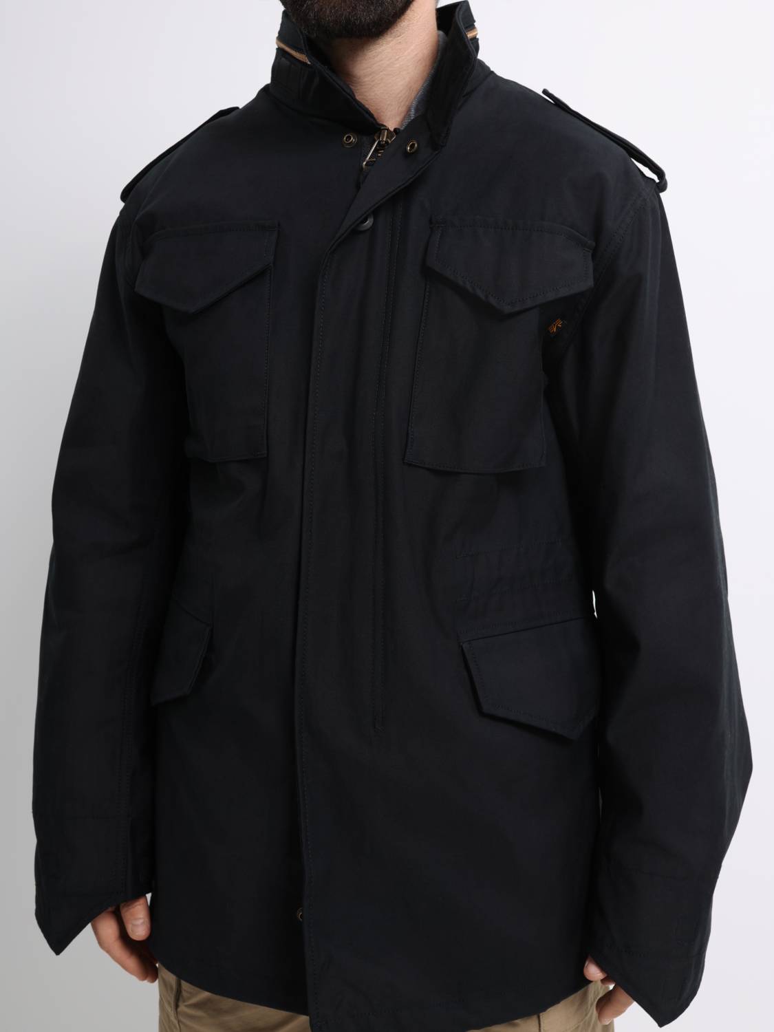 Куртка мужская "M-65" (Black) Alpha Industries