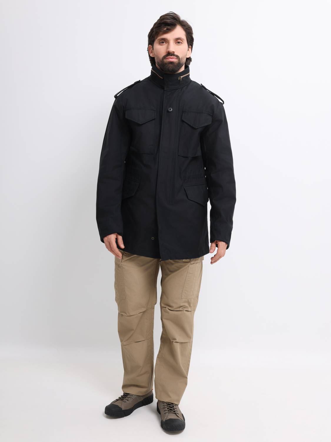 Куртка мужская "M-65" (Black) Alpha Industries