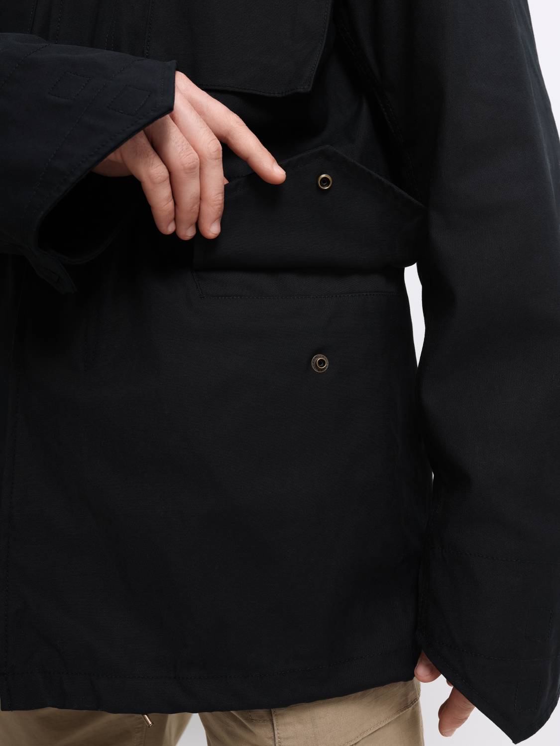 Куртка мужская "M-65" (Black) Alpha Industries