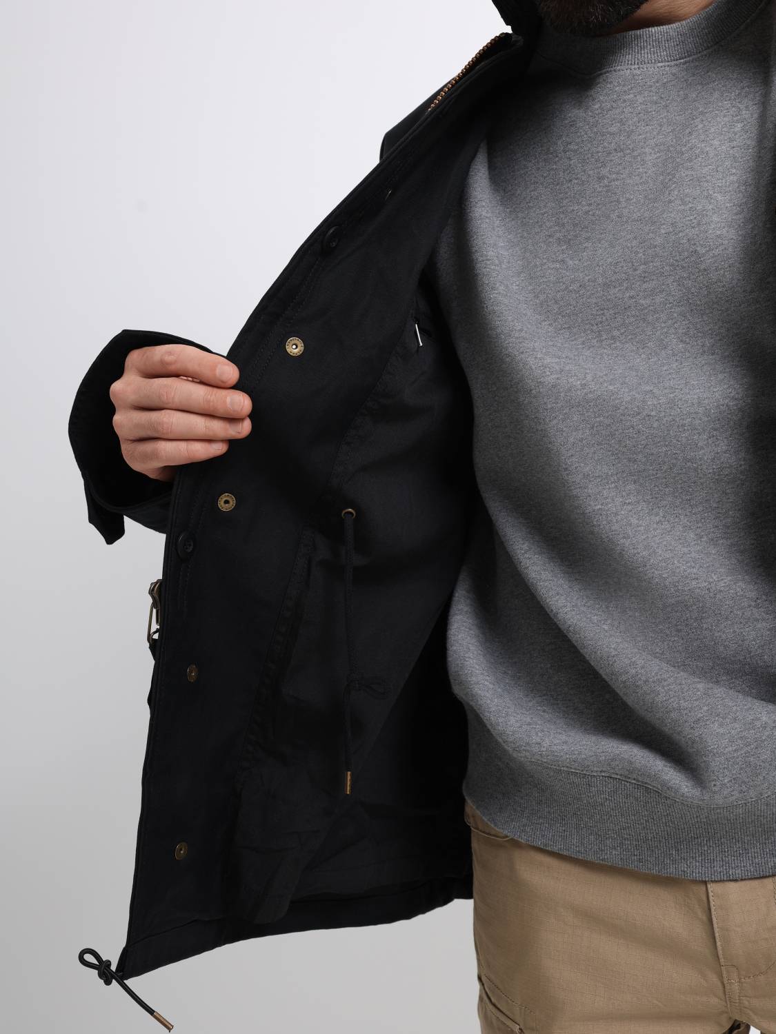 Куртка мужская "M-65" (Black) Alpha Industries