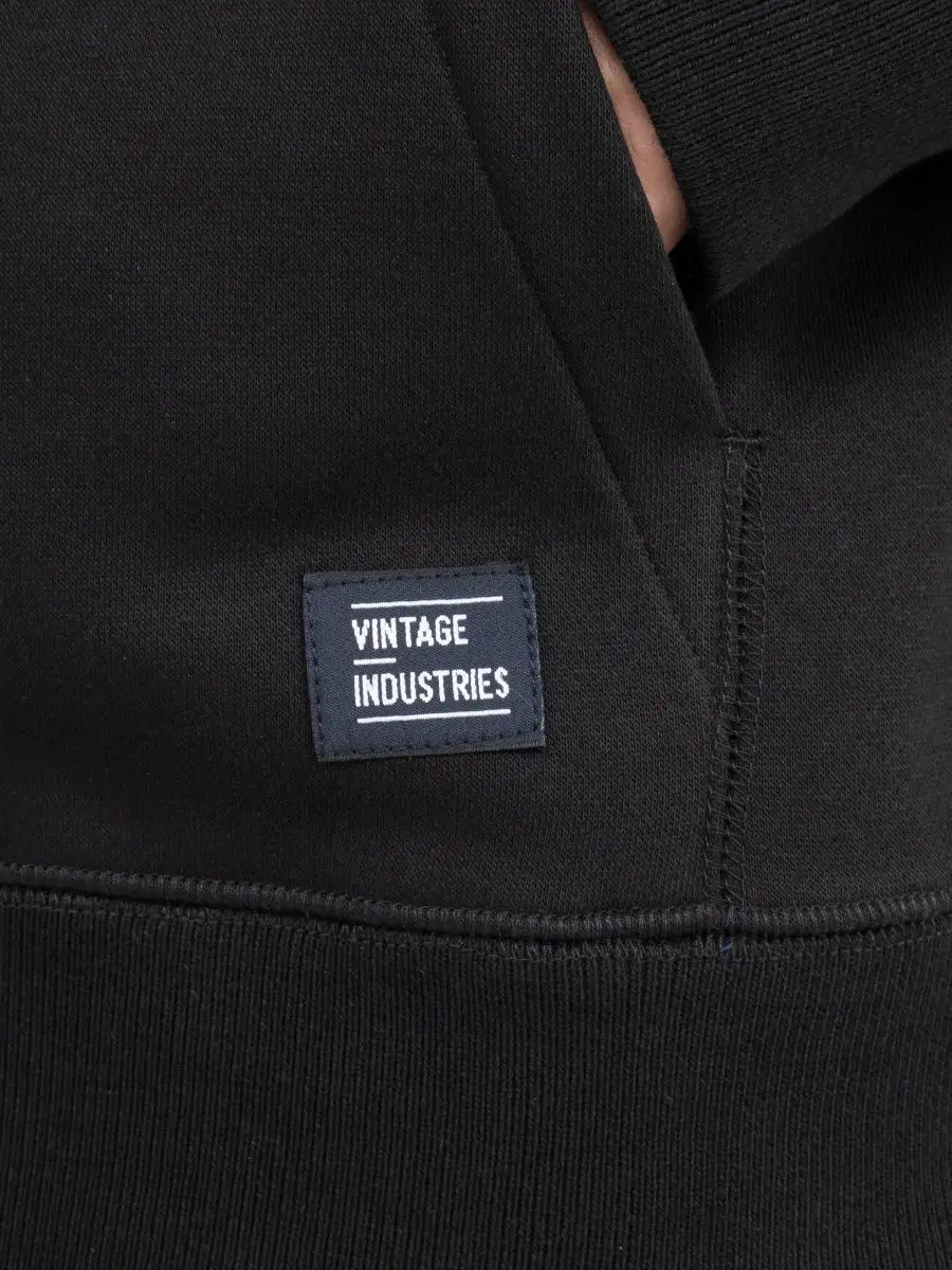 Худи / Толстовка "Derby" (Black) Vintage Industries
