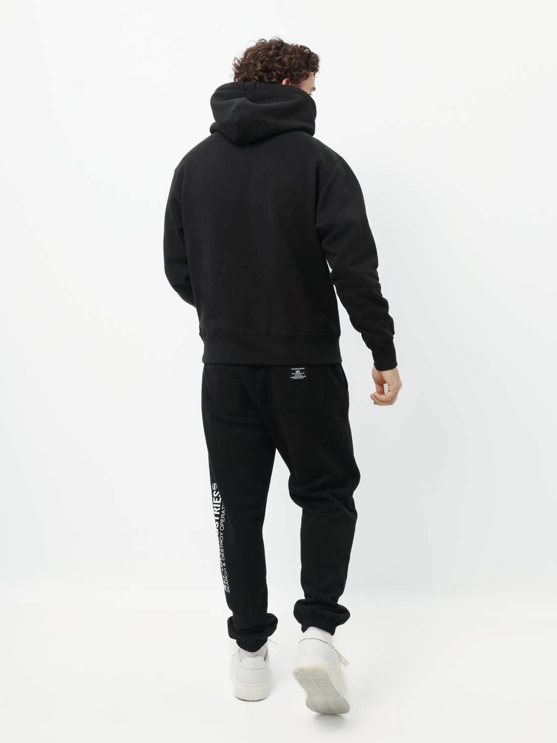 Худи / Толстовка "Utility Pocket Hoodie" (Black) Alpha Industries