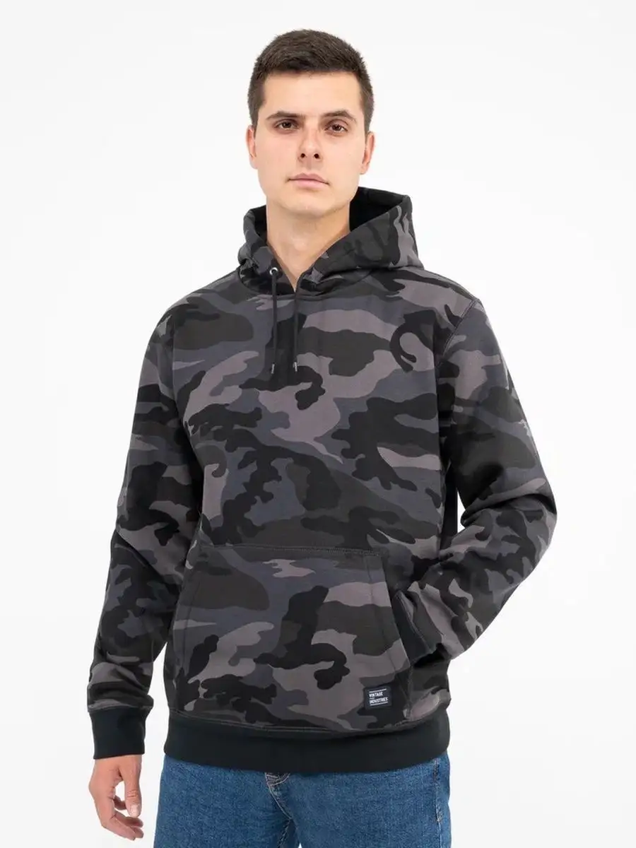 Худи / Толстовка "Derby" (Dark Camo) Vintage Industries