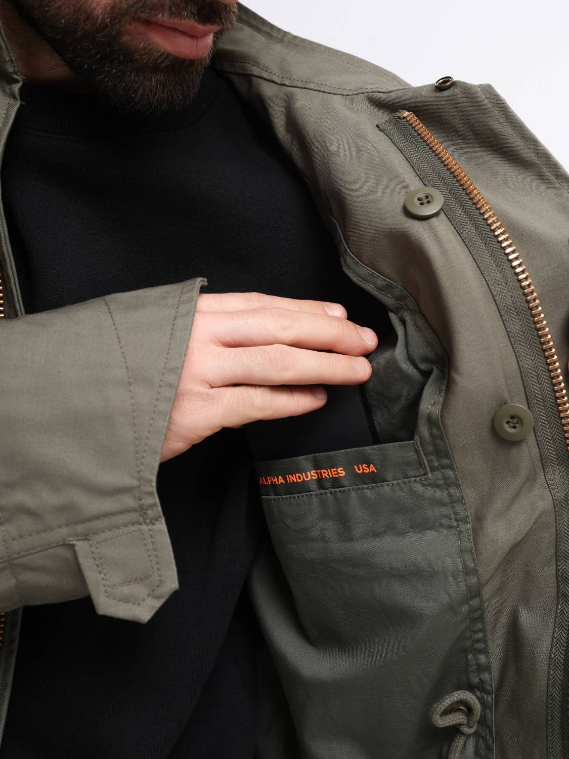 Куртка мужская "M-65" (Olive) Alpha Industries