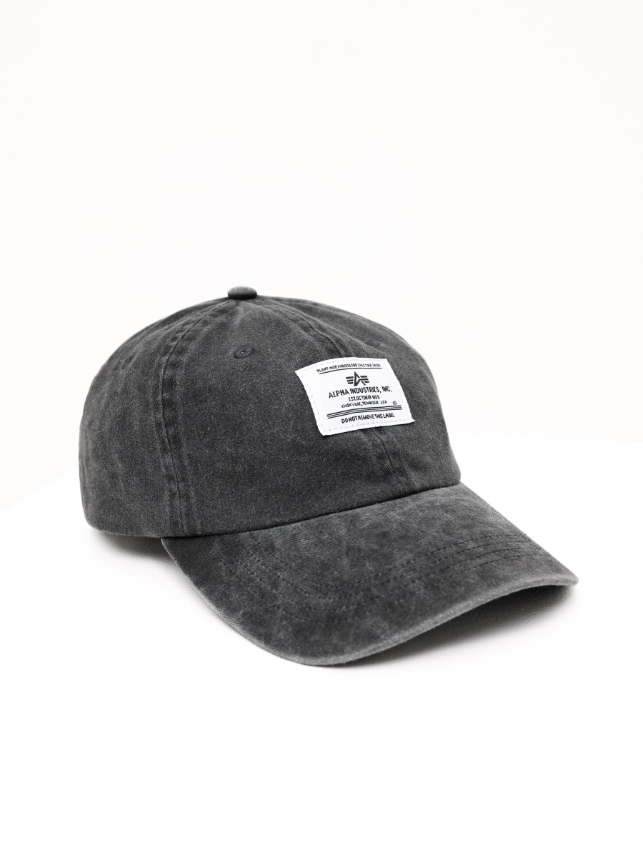 Кепка / Бейсболка ''Battlewash Cap'' (Black) Alpha Industries