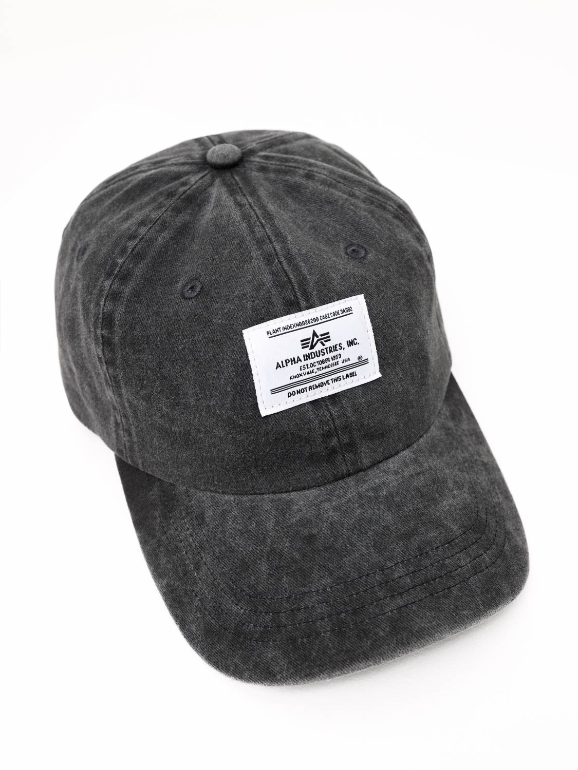 Кепка / Бейсболка ''Battlewash Cap'' (Black) Alpha Industries