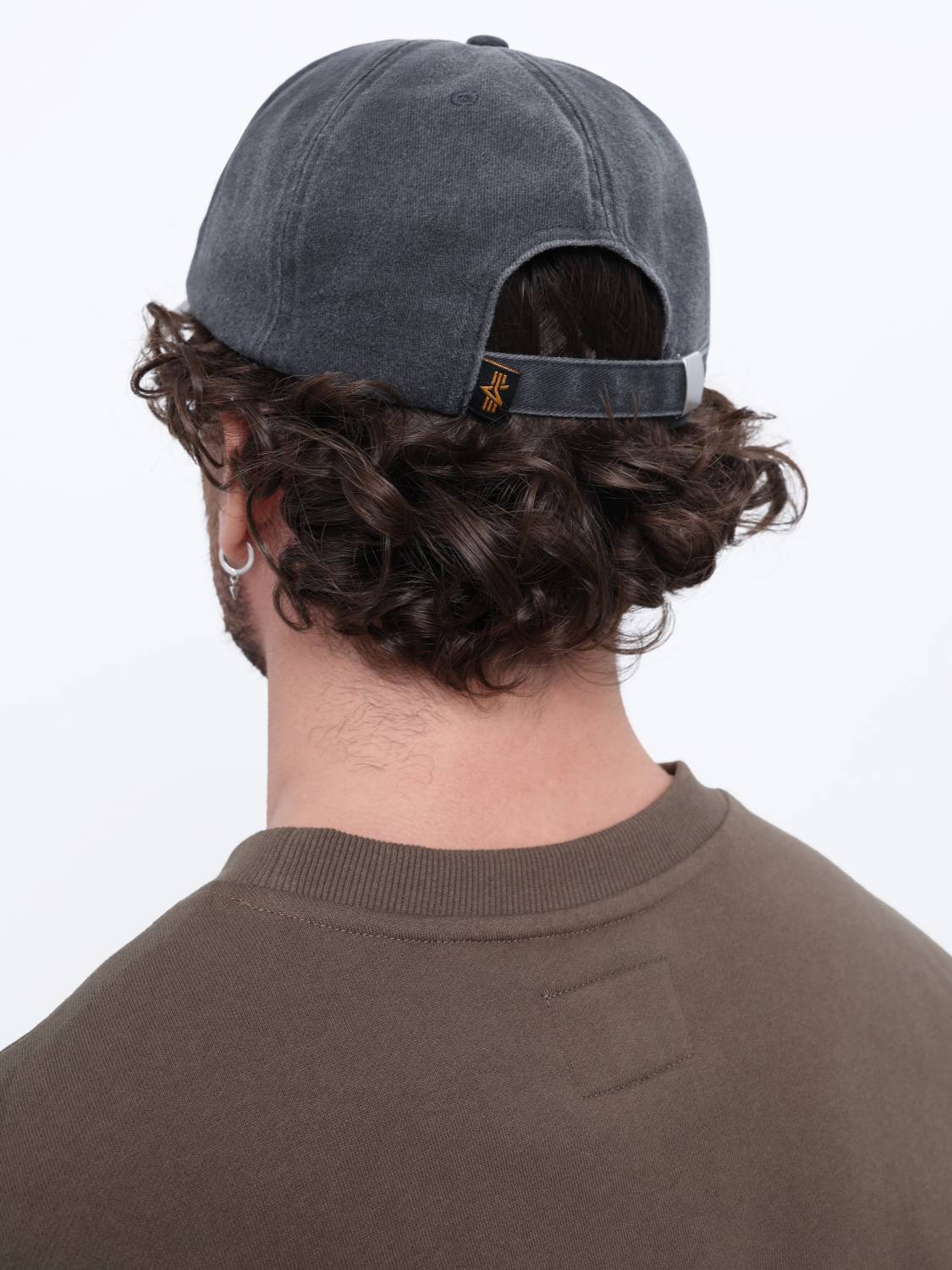Кепка / Бейсболка ''Battlewash Cap'' (Black) Alpha Industries