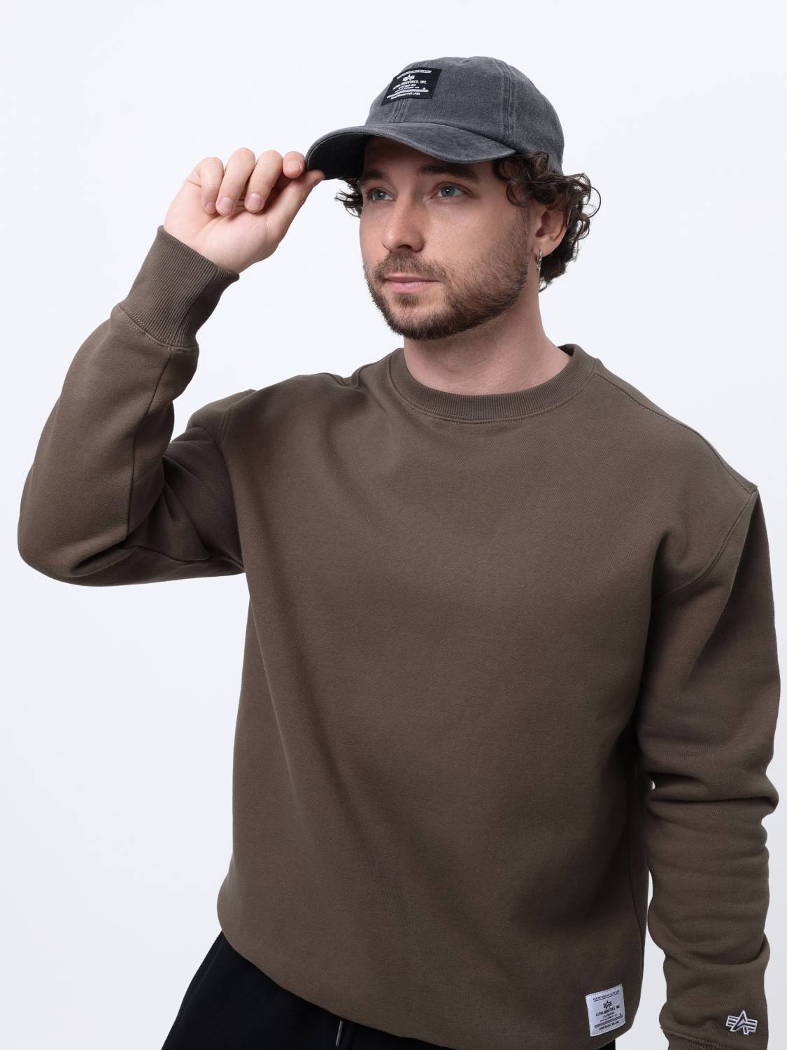 Кепка / Бейсболка ''Battlewash Cap'' (Black) Alpha Industries