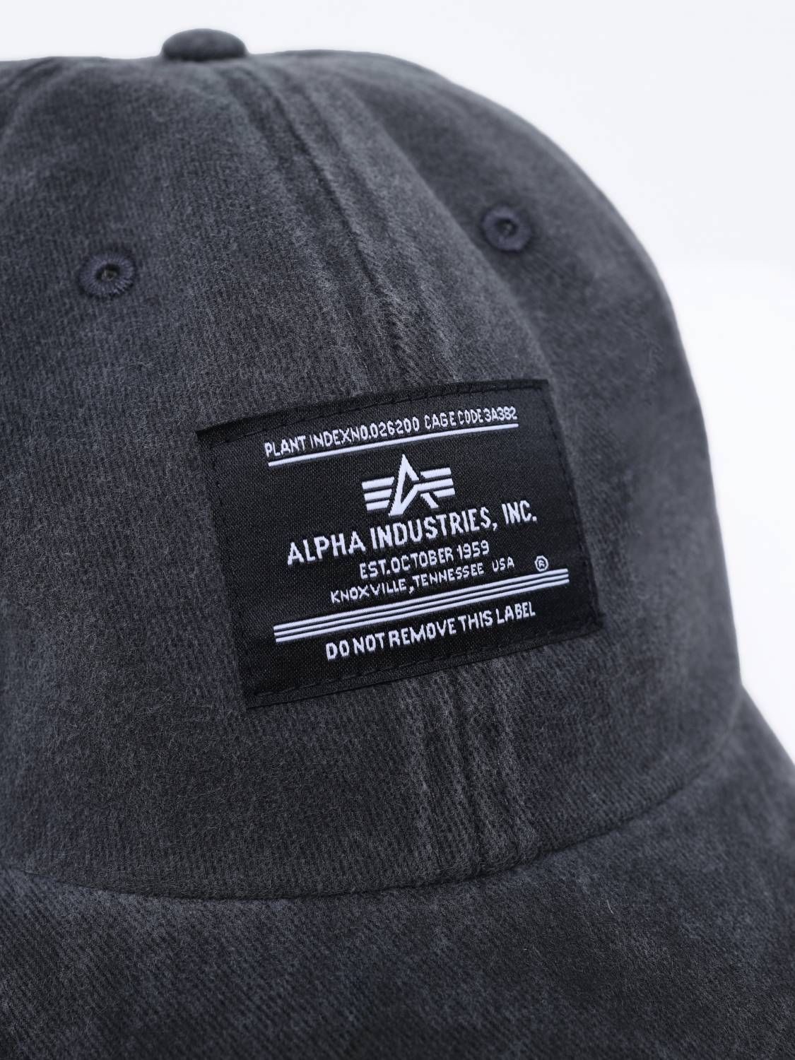 Кепка / Бейсболка ''Battlewash Cap'' (Black) Alpha Industries