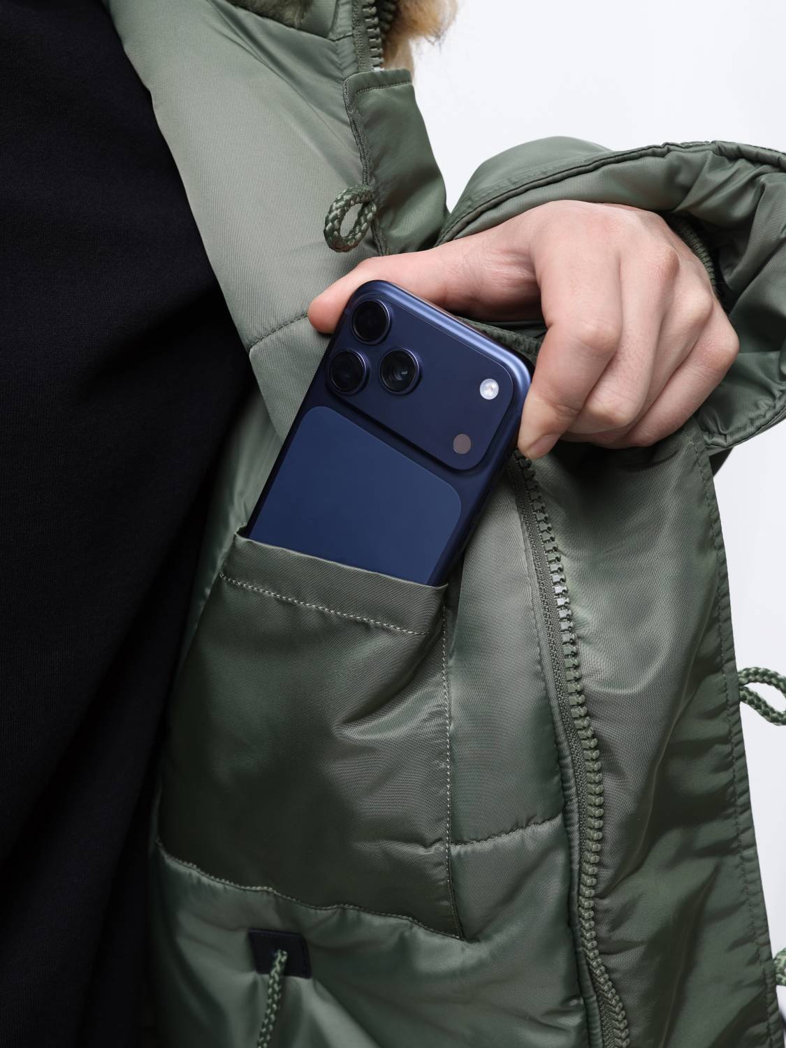 Куртка / Парка теплая мужская "N-3B" (Sage Green) Alpha Industries