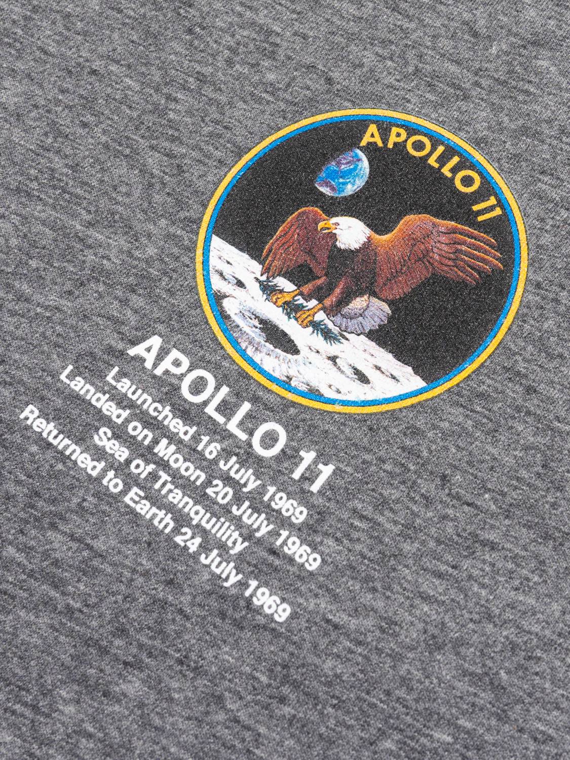 Футболка "Apollo II" (Medium Charcoal Heather) Alpha Industries