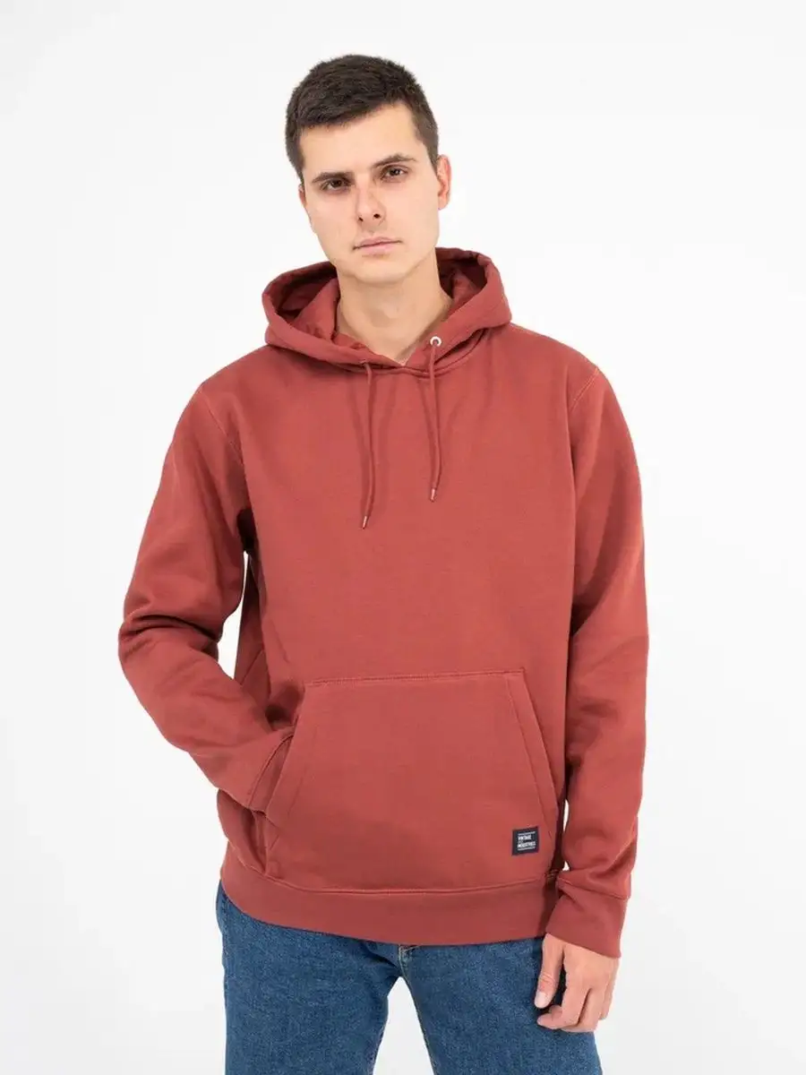 Худи / Толстовка "Derby" (Faded Red) Vintage Industries