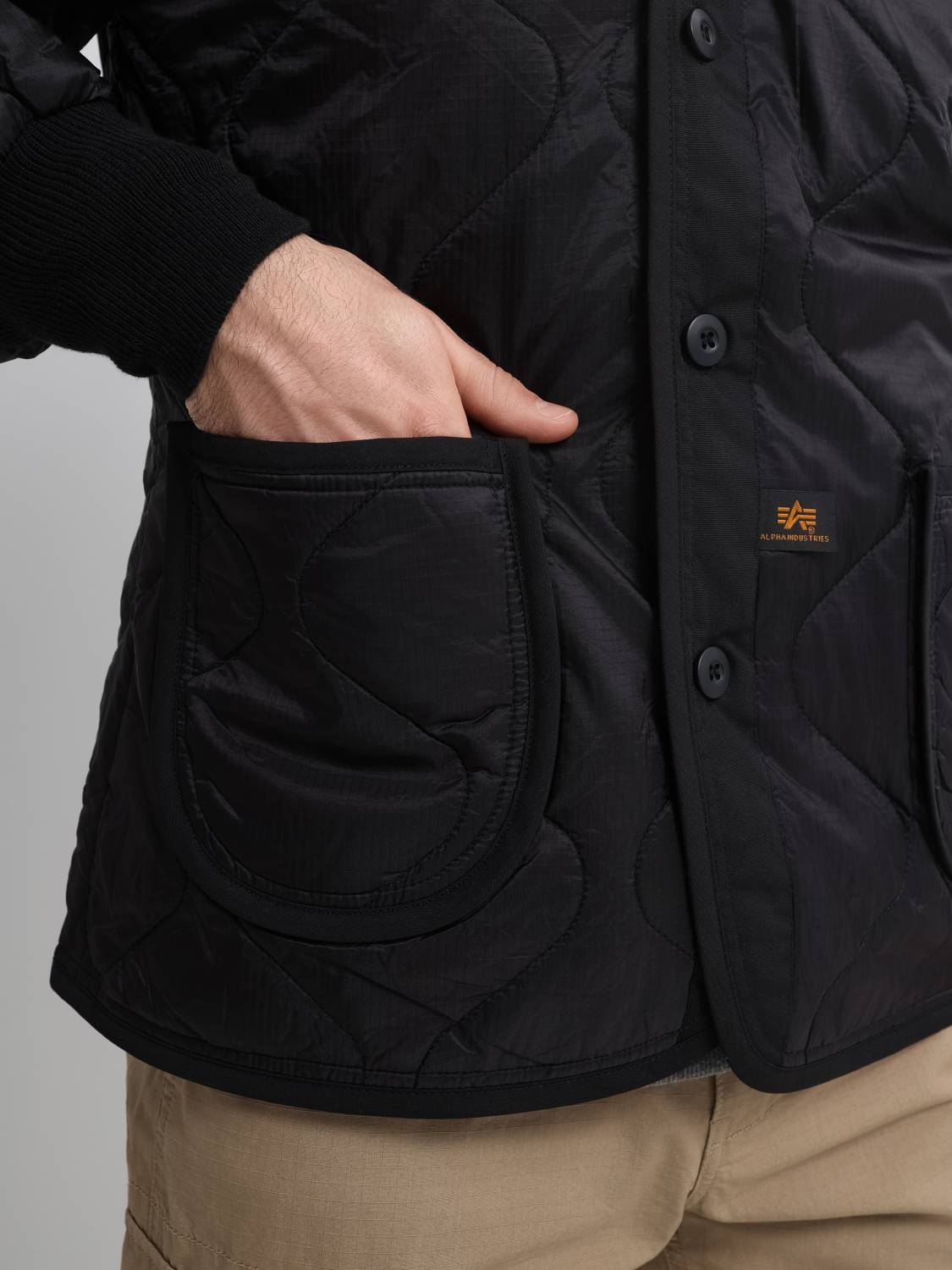 Подстежка / Лайнер утепленный мужской "ALS/92" (Black) Alpha Industries