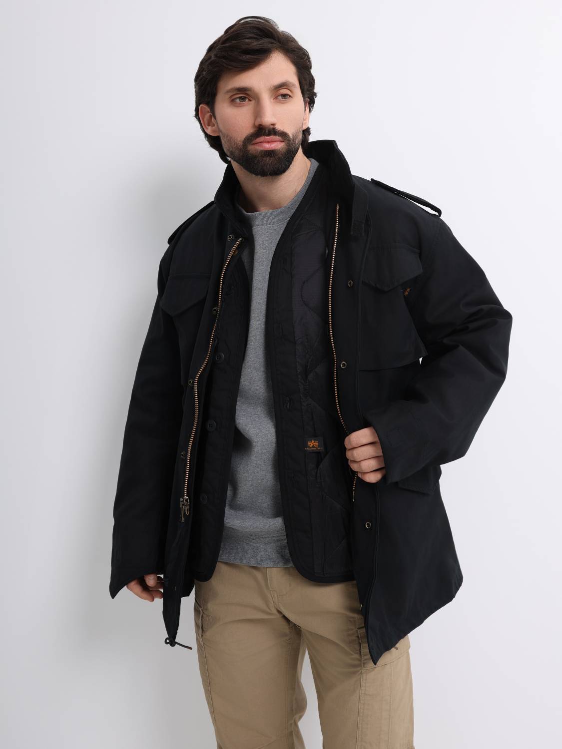 Подстежка / Лайнер утепленный мужской "ALS/92" (Black) Alpha Industries