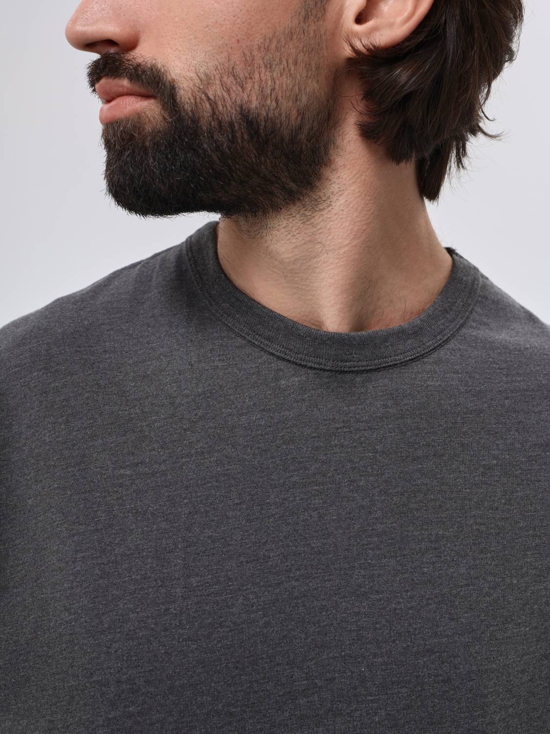 Футболка "Essential Tee Gen II" (Dark Charcoal Heather) Alpha Industries