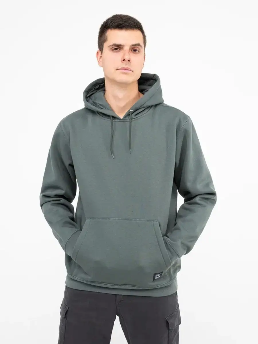 Худи / Толстовка "Derby" (Mid Grey) Vintage Industries