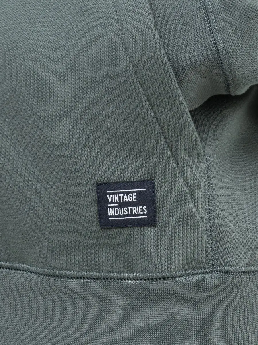 Худи / Толстовка "Derby" (Mid Grey) Vintage Industries