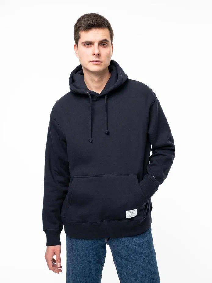 Худи / Толстовка "Essential Hoodie" (Replica Blue) Alpha Industries