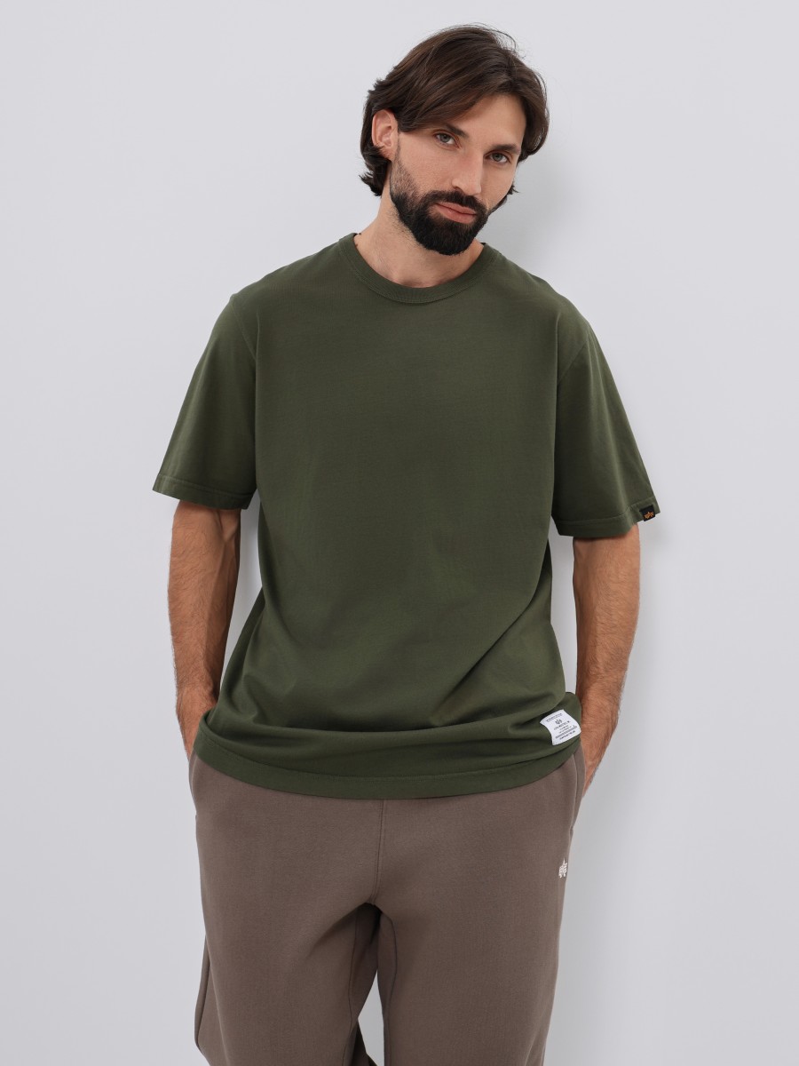 Футболка "Essential Tee Gen II" (Olive) Alpha Industries