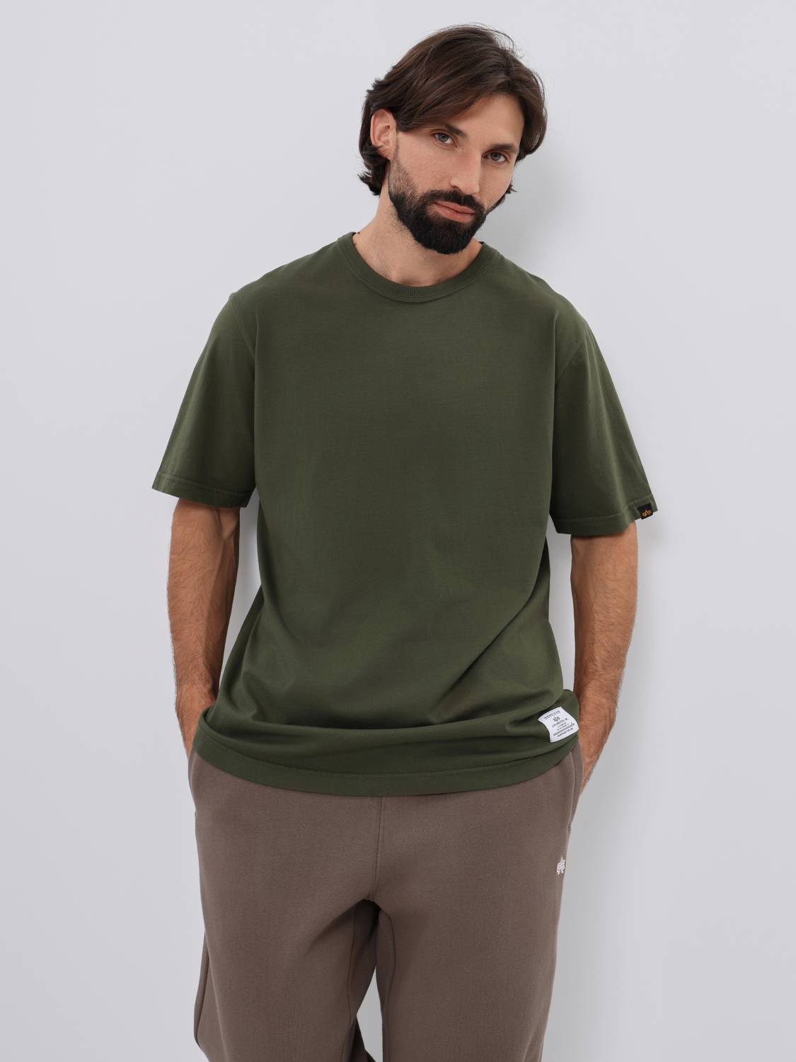 Футболка "Essential Tee Gen II" (Olive) Alpha Industries