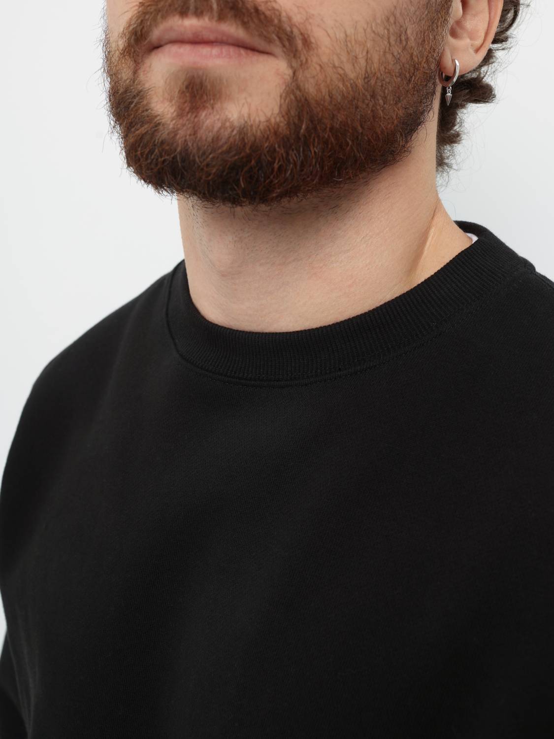 Свитшот / Толстовка "Utility Pocket Crewneck" (Black) Alpha Industries