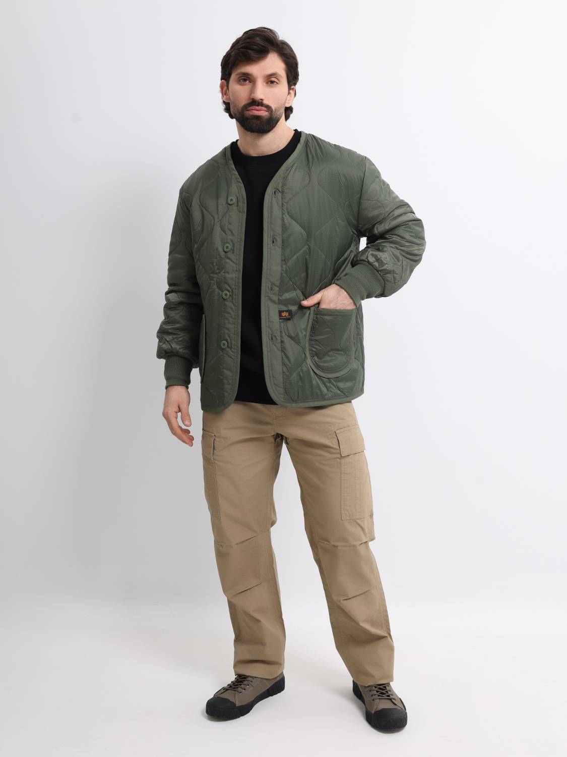 Подстежка / Лайнер утепленный мужской "ALS/92" (Olive) Alpha Industries