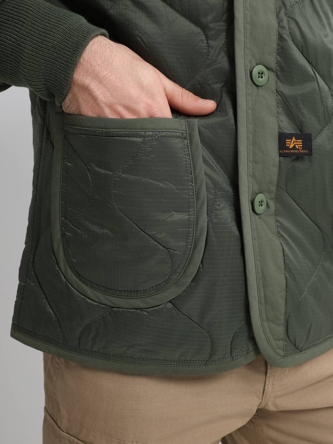 Подстежка / Лайнер утепленный мужской "ALS/92" (Olive) Alpha Industries