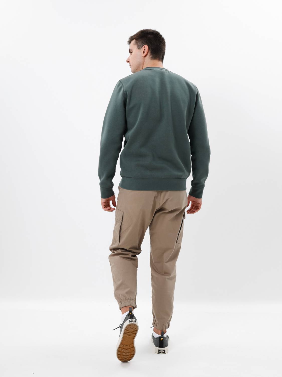 Свитшот / Толстовка "Greeley" (Mid Grey) Vintage Industries