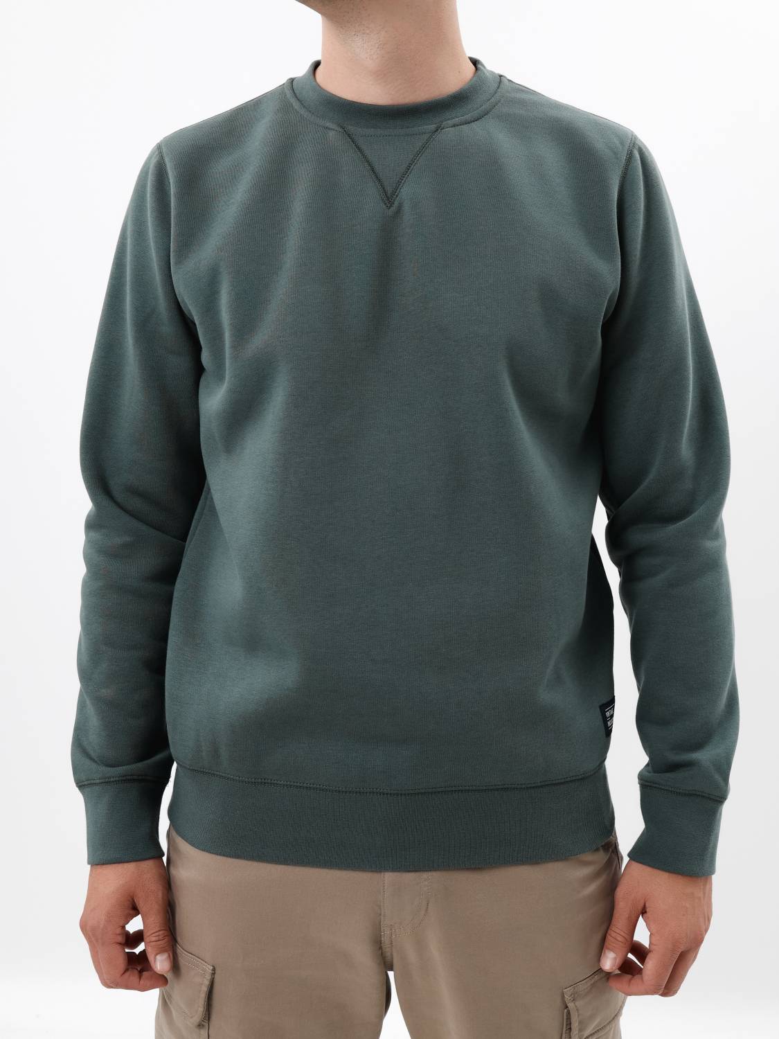 Свитшот / Толстовка "Greeley" (Mid Grey) Vintage Industries