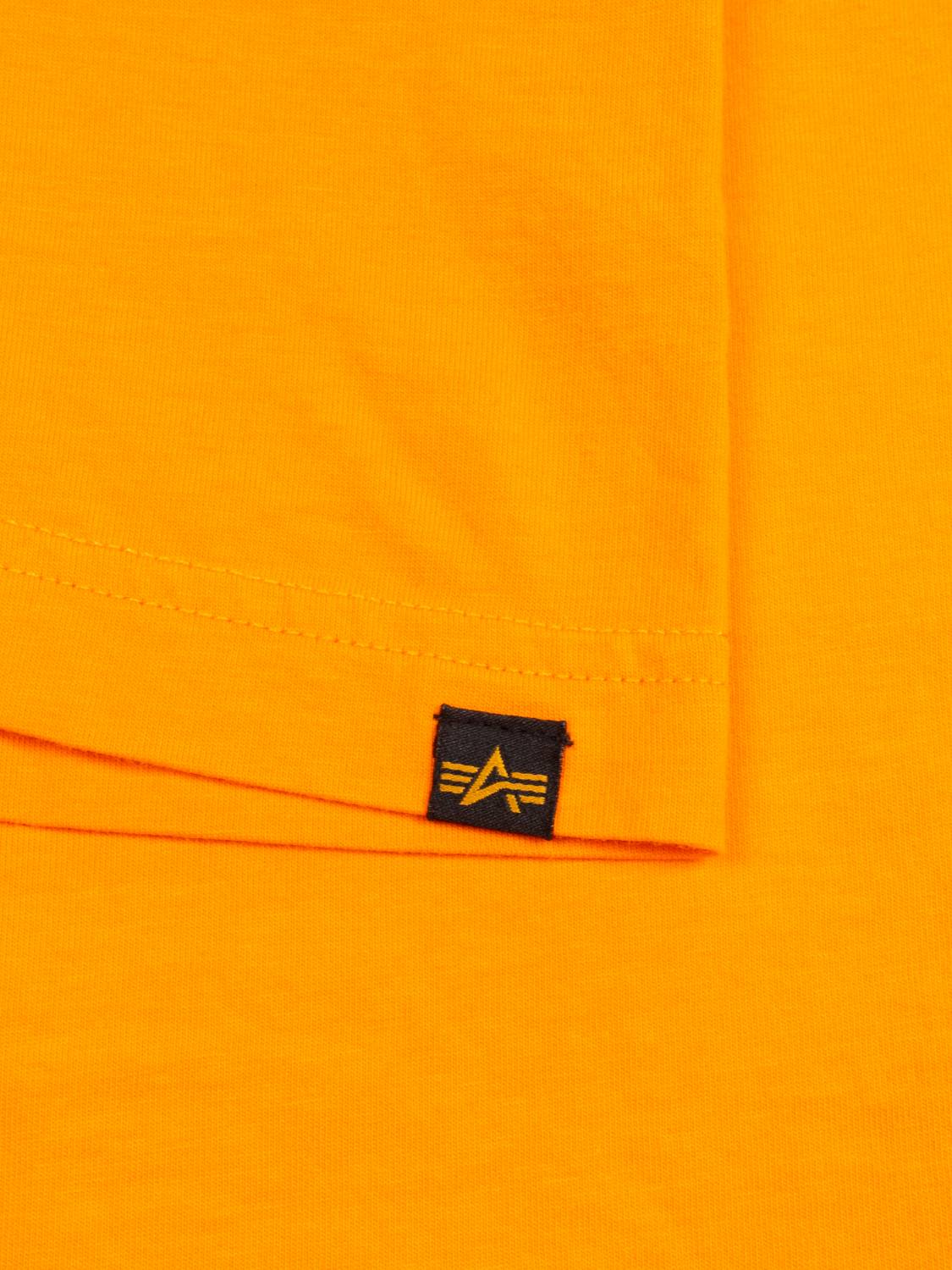 Футболка "Small Logo II" (Emergency Orange) Alpha Industries