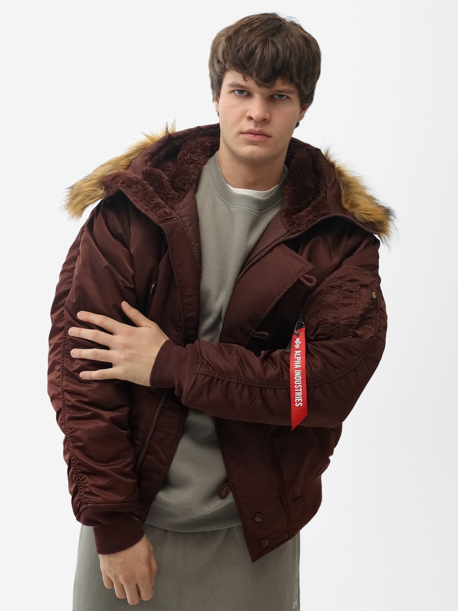 Куртка / Парка теплая мужская "N-2B" (Cocoa) Alpha Industries Куртка / Парка теплая мужская "N-2B" (Cocoa) Alpha Industries