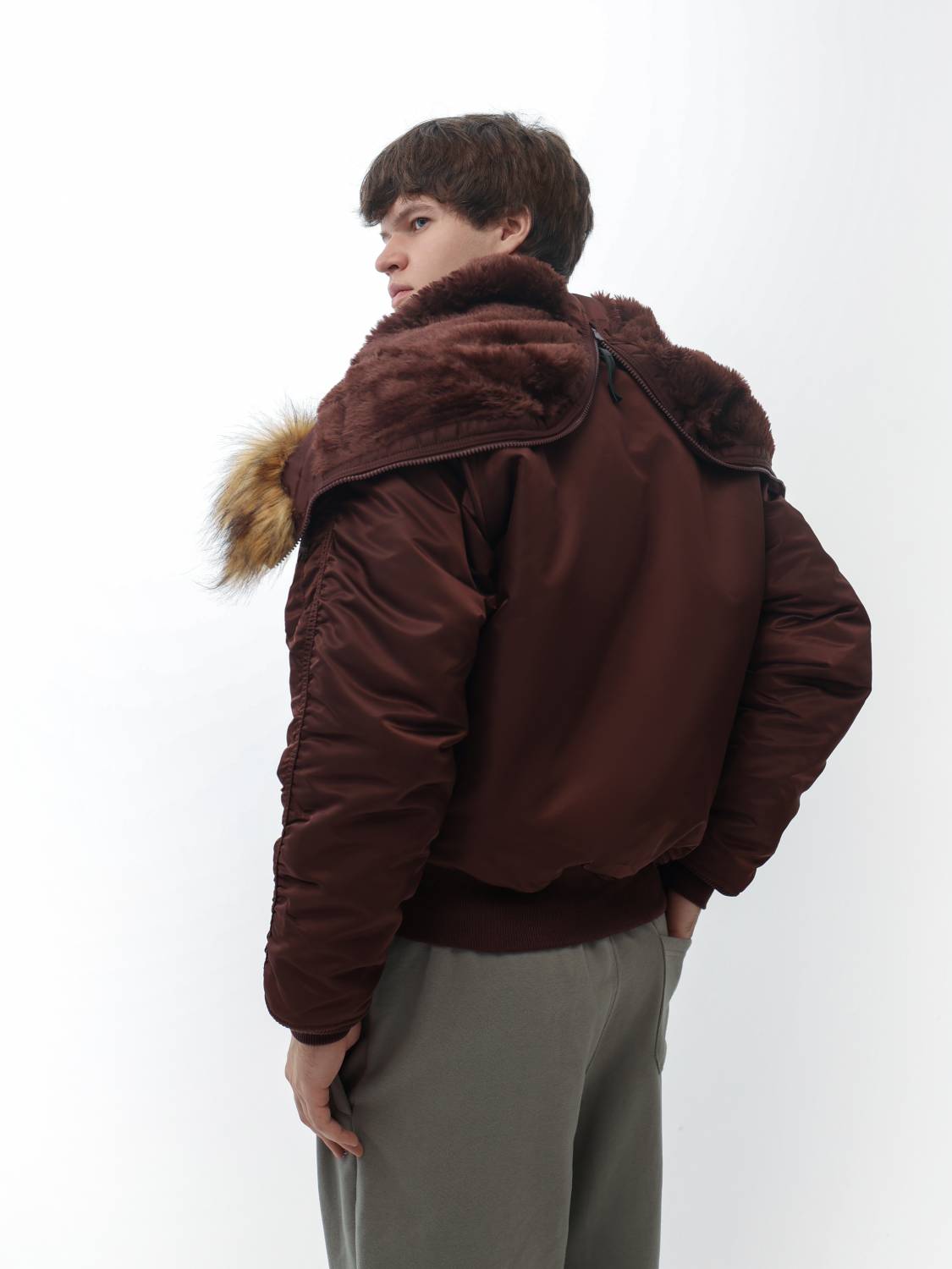 Куртка / Парка теплая мужская "N-2B" (Cocoa) Alpha Industries Куртка / Парка теплая мужская "N-2B" (Cocoa) Alpha Industries