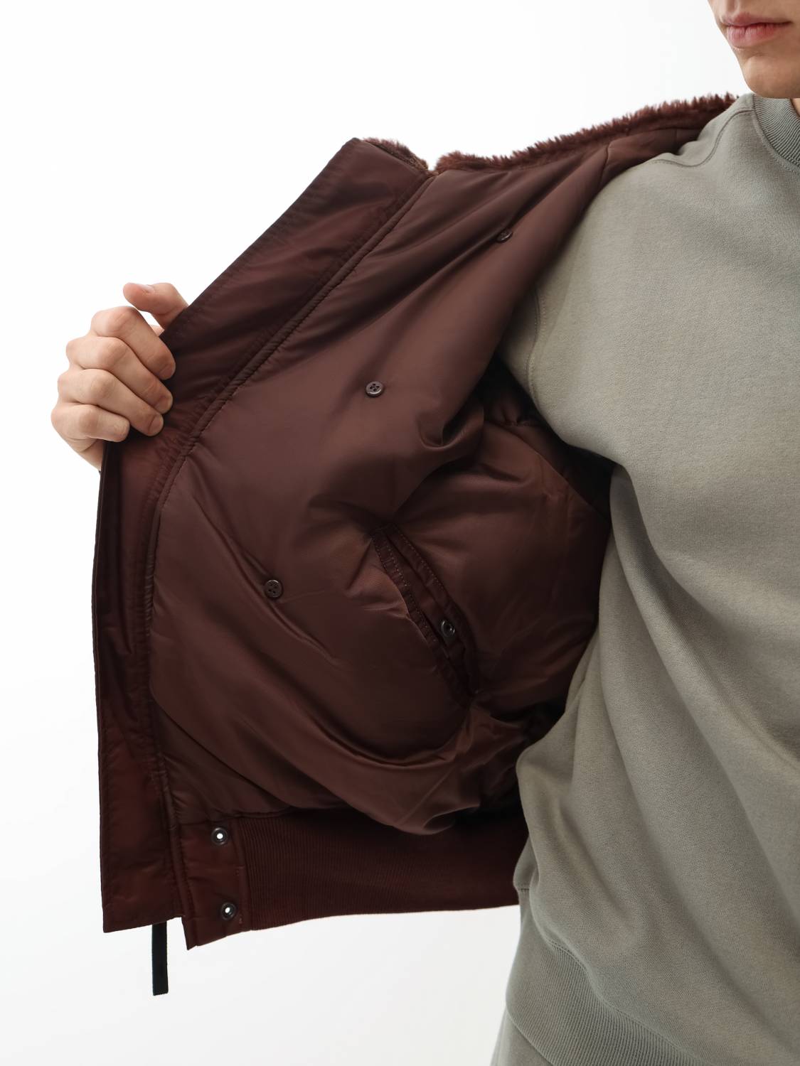 Куртка / Парка теплая мужская "N-2B" (Cocoa) Alpha Industries Куртка / Парка теплая мужская "N-2B" (Cocoa) Alpha Industries