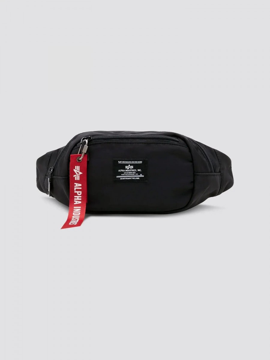 Сумка поясная "Crew Waist Bag" (Black) Alpha Industries