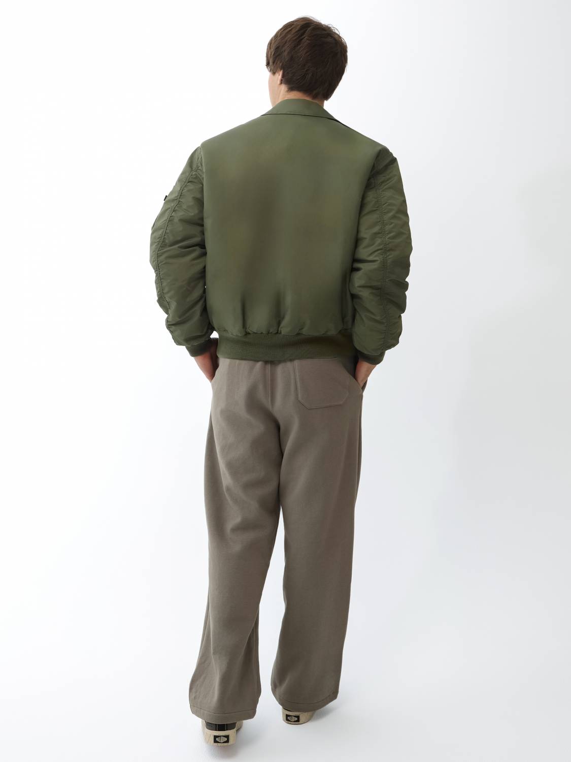 Куртка / Бомбер утепленный мужской ''CWU 45/P Oxford'' (OG-107 Green) Alpha Industries