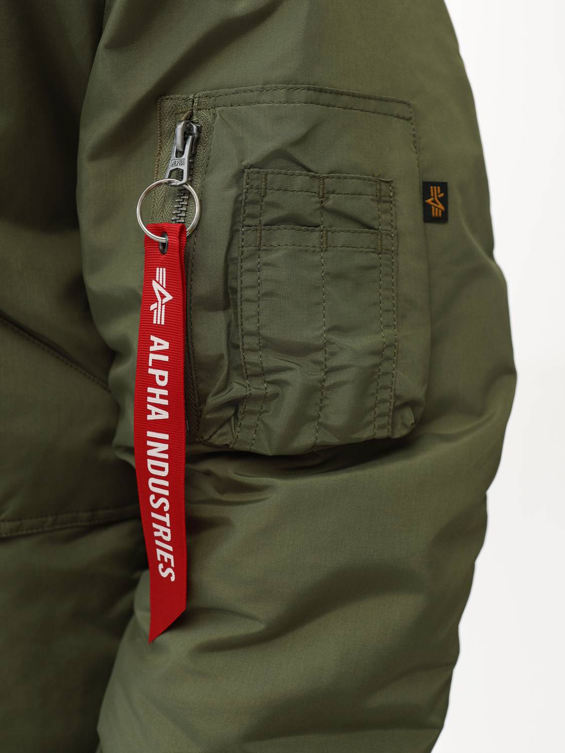 Куртка / Бомбер утепленный мужской ''CWU 45/P Oxford'' (OG-107 Green) Alpha Industries