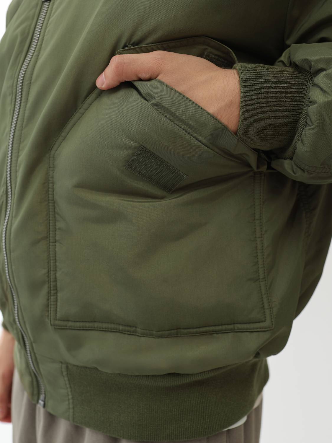 Куртка / Бомбер утепленный мужской ''CWU 45/P Oxford'' (OG-107 Green) Alpha Industries