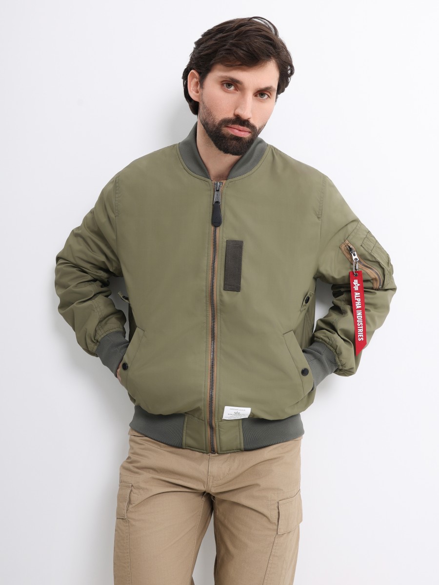 Куртка / Ветровка / Бомбер мужской "L-2B Skymaster Gen II" (Olive Green) Alpha Industries