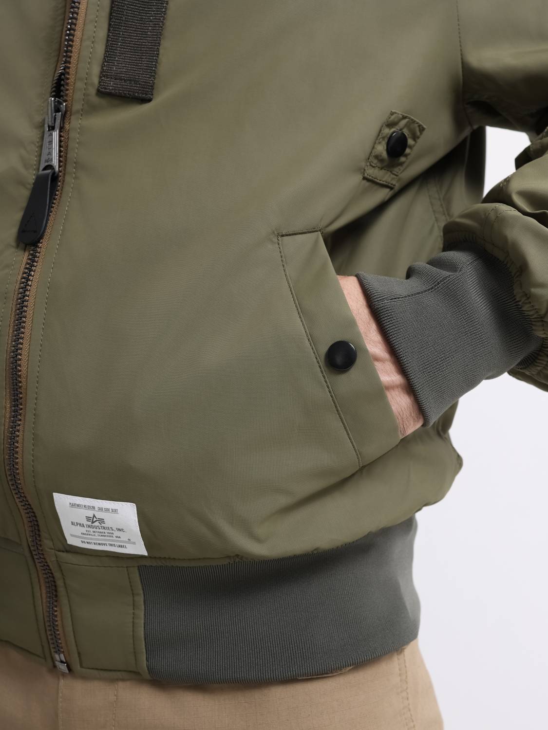 Куртка / Ветровка / Бомбер мужской "L-2B Skymaster Gen II" (Olive Green) Alpha Industries