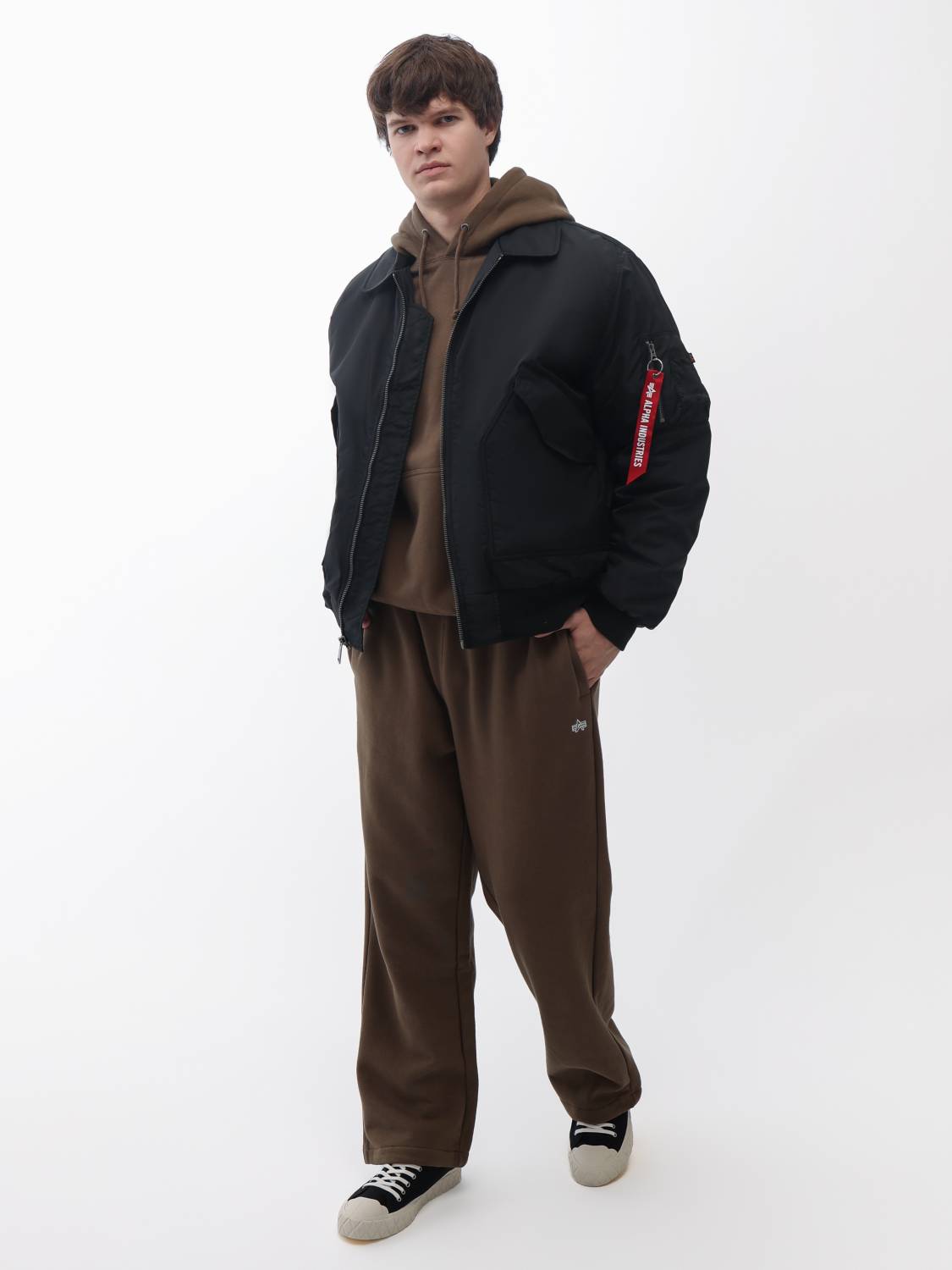 Куртка / Бомбер утепленный мужской ''CWU 45/P Oxford'' (Black) Alpha Industries Куртка / Бомбер утепленный мужской ''CWU 45/P Oxford'' (Black) Alpha Industries